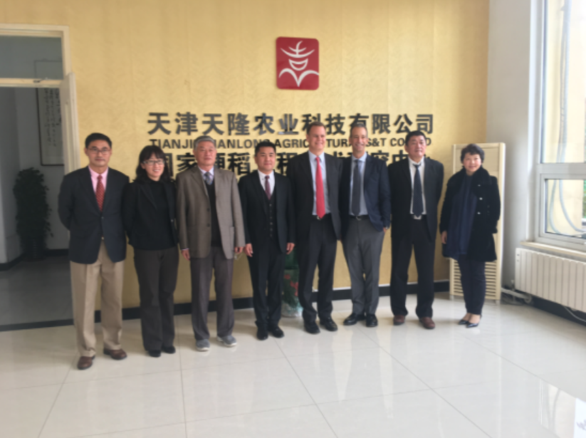 美国水稻技术公司高层访问海角社区在线
有限公司
