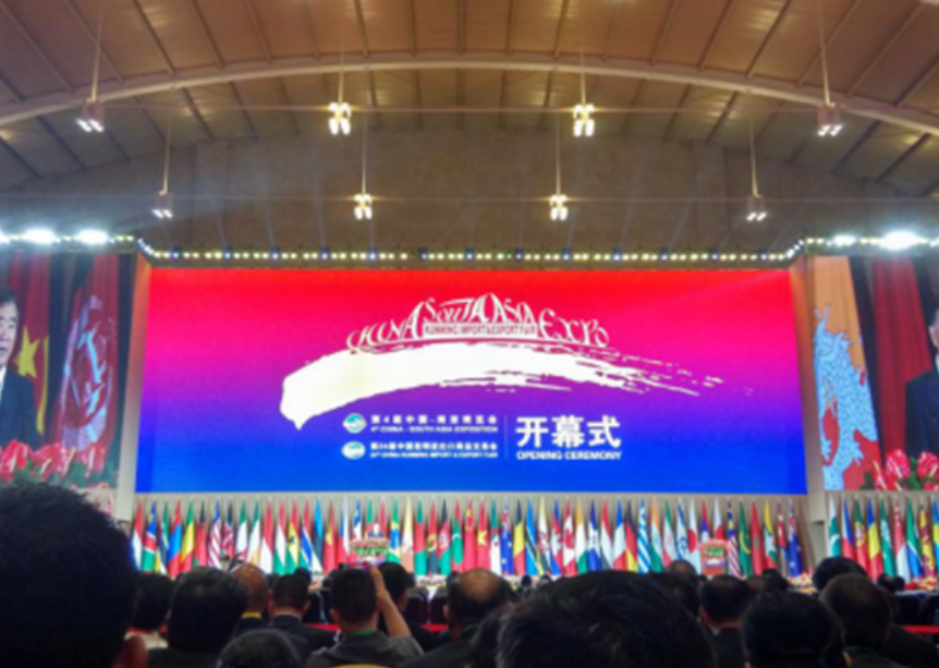 海角社区在线
有限公司代表参加中国-南亚博览会开幕式
